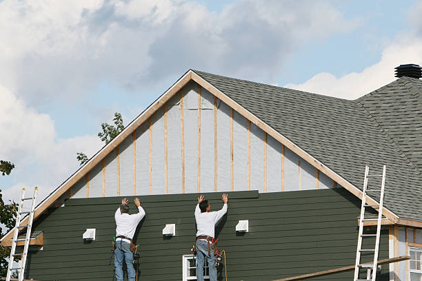 Professional Siding Inspection technician working in Walpole, MA